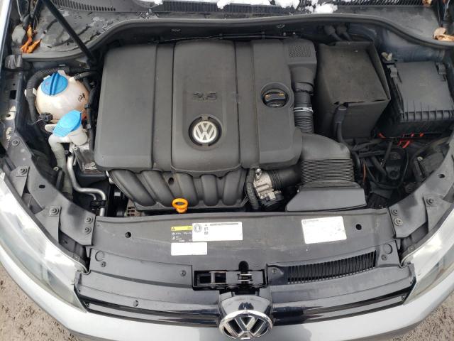 WVWBB7AJ0DW119981 - 2013 VOLKSWAGEN GOLF GRAY photo 11