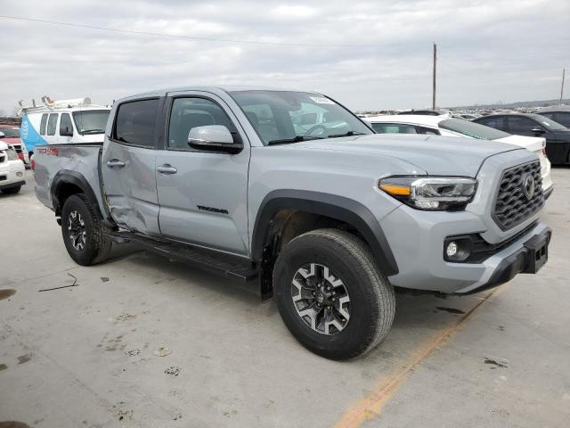 3TMCZ5AN6LM304803 - 2020 TOYOTA TACOMA DOUBLE CAB 灰色 照片 4