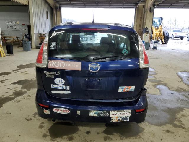 JM1CR293790341792 - 2009 MAZDA 5 BLUE photo 6