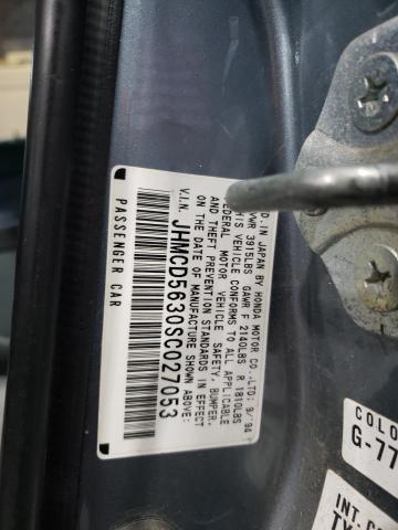 JHMCD5630SC027053 - 1995 HONDA ACCORD LX BLUE photo 13