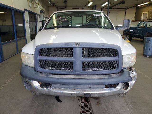 3D7KS26D95G832115 - 2005 DODGE RAM 2500 ST WHITE photo 5