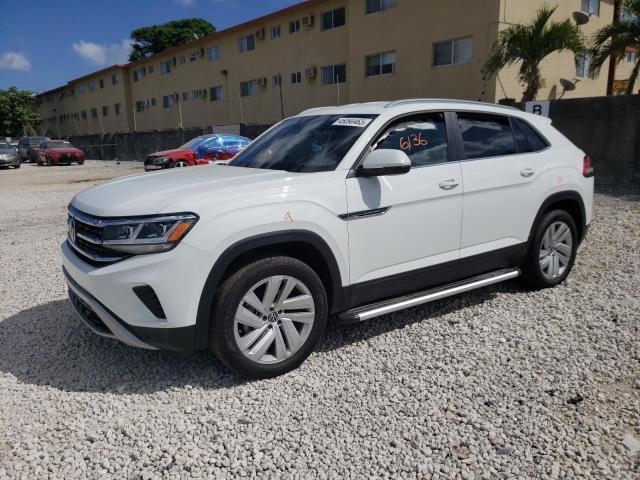 1V2WC2CA1NC220706 - 2022 VOLKSWAGEN ATLAS CROS SE თეთრი ფოტო 1
