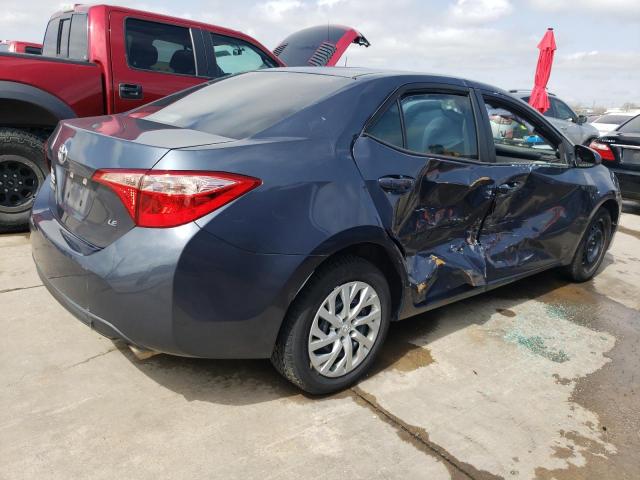 5YFBURHE6HP675063 - 2017 TOYOTA COROLLA L BLUE photo 3