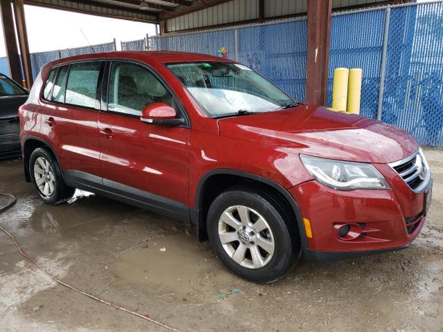 WVGBV7AX7AW001879 - 2010 VOLKSWAGEN TIGUAN SE RED photo 4