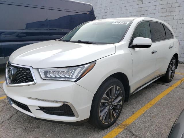 5J8YD3H55KL008137 - 2019 ACURA MDX TECHNOLOGY WHITE photo 1
