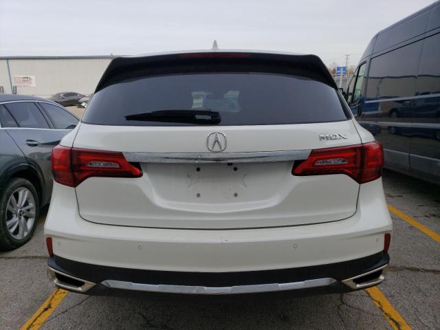5J8YD3H55KL008137 - 2019 ACURA MDX TECHNOLOGY WHITE photo 6