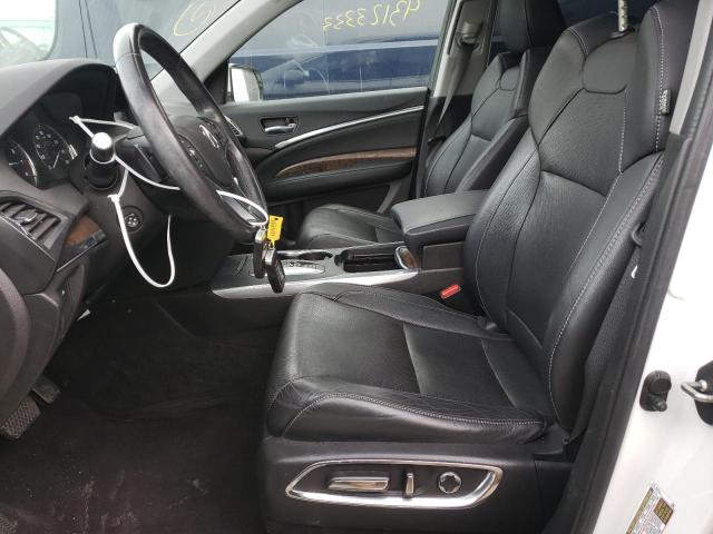 5J8YD3H55KL008137 - 2019 ACURA MDX TECHNOLOGY WHITE photo 7