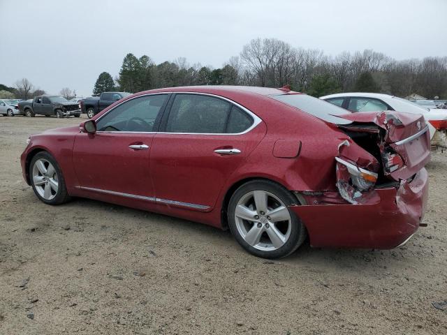 JTHBL5EF0C5113060 - 2012 LEXUS LS 460 RED photo 2