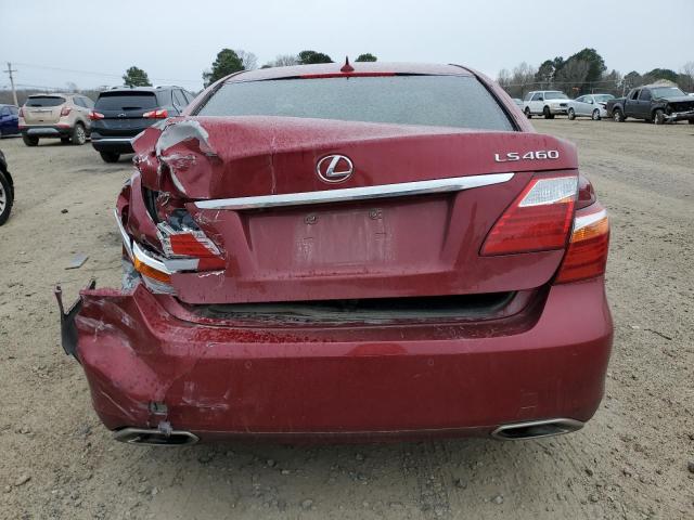 JTHBL5EF0C5113060 - 2012 LEXUS LS 460 RED photo 6