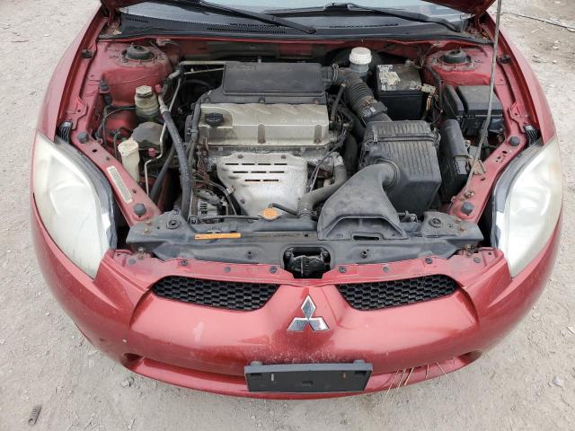 4A3AK24F08E004554 - 2008 MITSUBISHI ECLIPSE GS RED photo 12