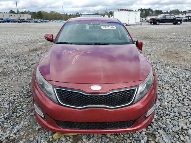 5XXGM4A76EG291857 - 2014 KIA OPTIMA LX RED photo 5