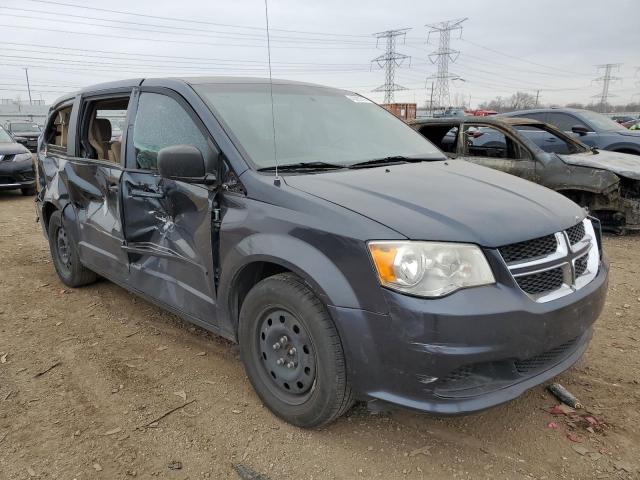 2C4RDGBG4ER354518 - 2014 DODGE GRAND CARA SE BLUE photo 4