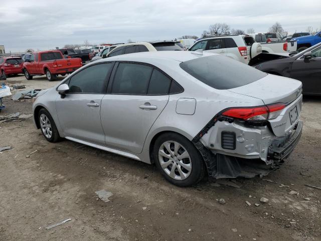 5YFEPMAE8MP268065 - 2021 TOYOTA COROLLA LE SILVER photo 2