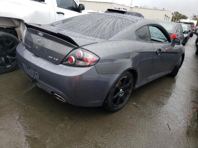 KMHHN66FX7U238522 - 2007 HYUNDAI TIBURON GT GRAY photo 3