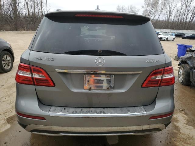 4JGDA5HB2FA510253 - 2015 MERCEDES-BENZ ML 350 4MATIC GRAY photo 6