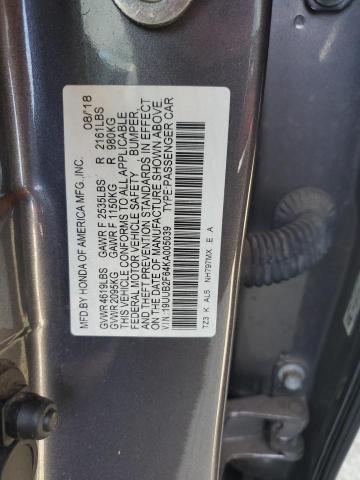 19UUB2F64KA005039 - 2019 ACURA TLX TECHNOLOGY GRAY photo 12
