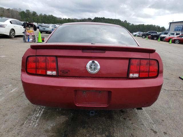 1ZVFT80N375259197 - 2007 FORD MUSTANG RED photo 6