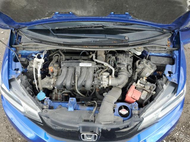 3HGGK5G5XHM702425 - 2017 HONDA FIT LX BLUE photo 11