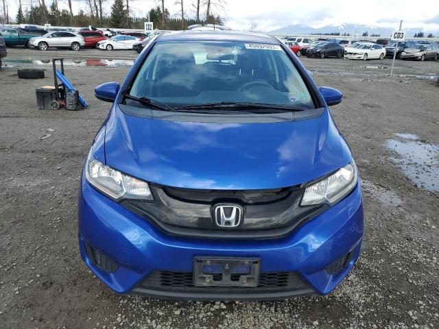 3HGGK5G5XHM702425 - 2017 HONDA FIT LX BLUE photo 5