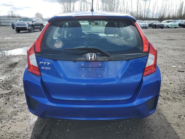 3HGGK5G5XHM702425 - 2017 HONDA FIT LX BLUE photo 6