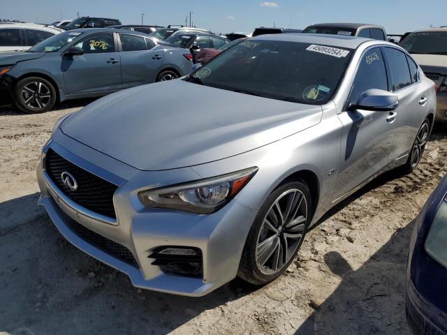 JN1CV7AR8HM680824 - 2017 INFINITI Q50 BASE SILVER photo 1