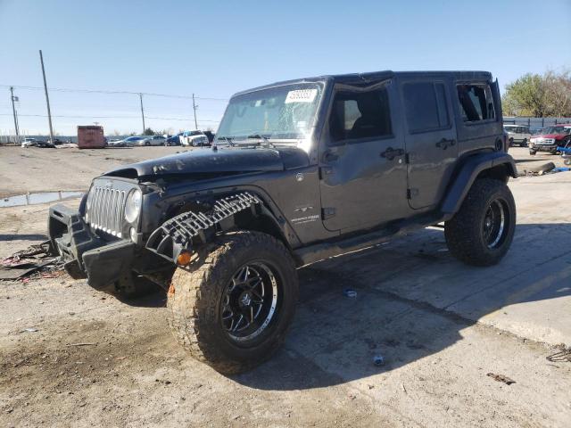 1C4HJWEG9JL928396 - 2018 JEEP WRANGLER U SAHARA GRAY photo 1