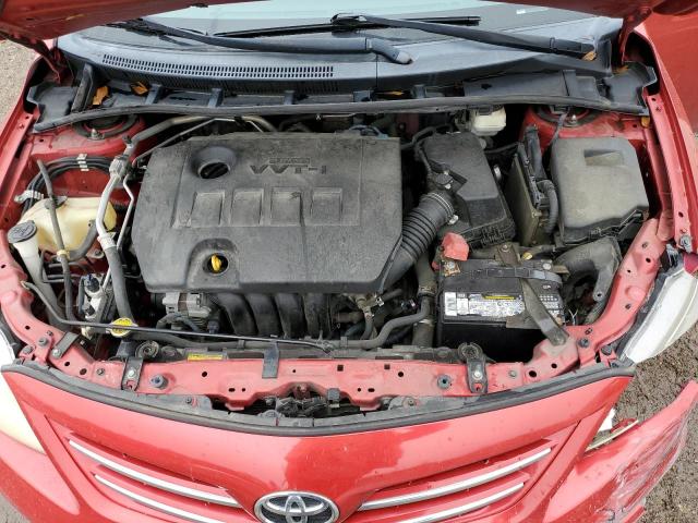 5YFBU4EE6DP183098 - 2013 TOYOTA COROLLA BASE RED photo 11