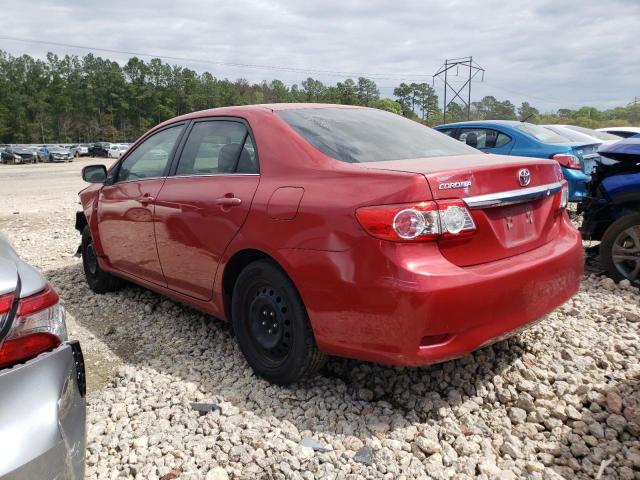 5YFBU4EE6DP183098 - 2013 TOYOTA COROLLA BASE RED photo 2