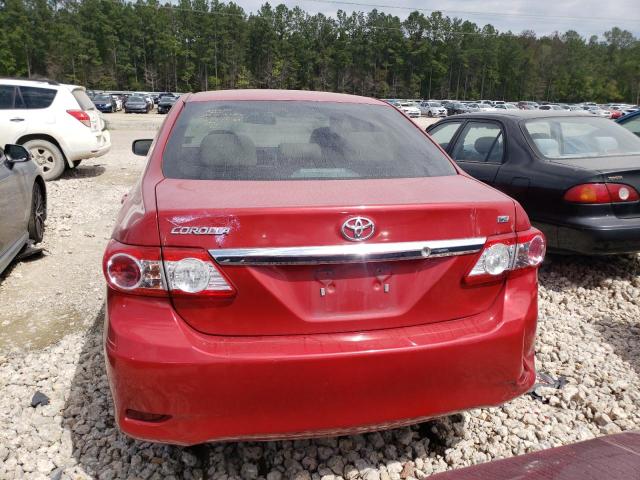 5YFBU4EE6DP183098 - 2013 TOYOTA COROLLA BASE RED photo 6