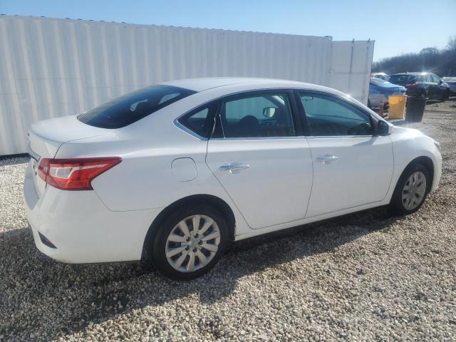 3N1AB7AP9KY355778 - 2019 NISSAN SENTRA S WHITE photo 3