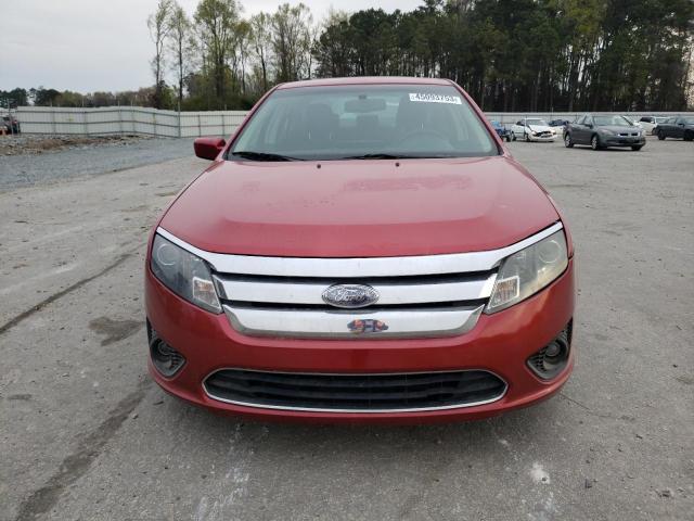 3FAHP0HA5AR305402 - 2010 FORD FUSION SE RED photo 5