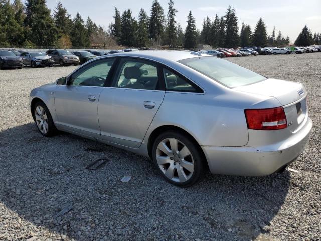 WAUDH74F26N093128 - 2006 AUDI A6 3.2 QUATTRO SILVER photo 2