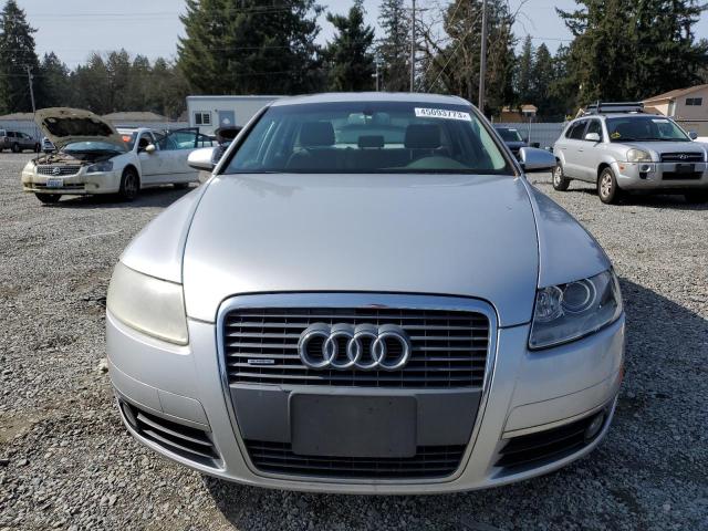 WAUDH74F26N093128 - 2006 AUDI A6 3.2 QUATTRO SILVER photo 5