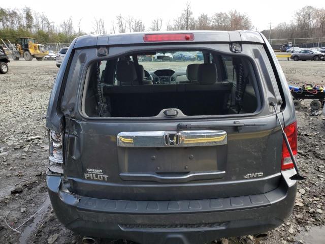 5FNYF4H47DB015764 - 2013 HONDA PILOT EX CHARCOAL photo 6