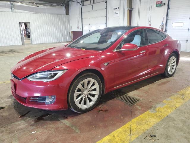 5YJSA1E21JF295036 - 2018 TESLA MODEL S RED photo 1