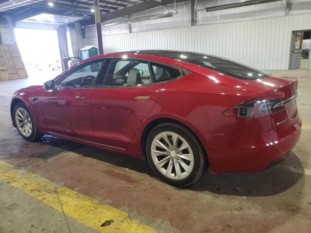 5YJSA1E21JF295036 - 2018 TESLA MODEL S RED photo 2