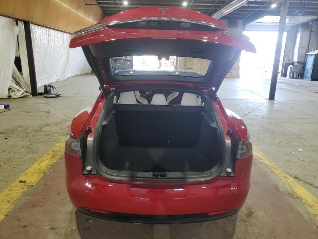 5YJSA1E21JF295036 - 2018 TESLA MODEL S RED photo 6