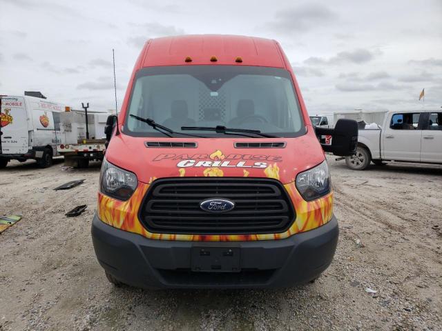 1FTRS4XM8JKB25545 - 2018 FORD TRANSIT T-350 HD RED photo 5