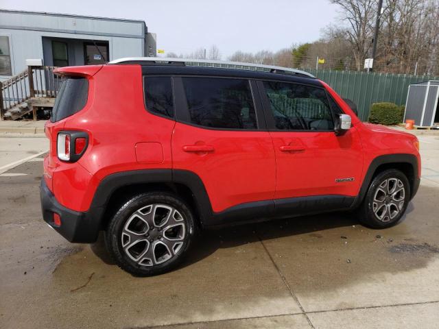 ZACCJADT8FPC32157 - 2015 JEEP RENEGADE LIMITED RED photo 3