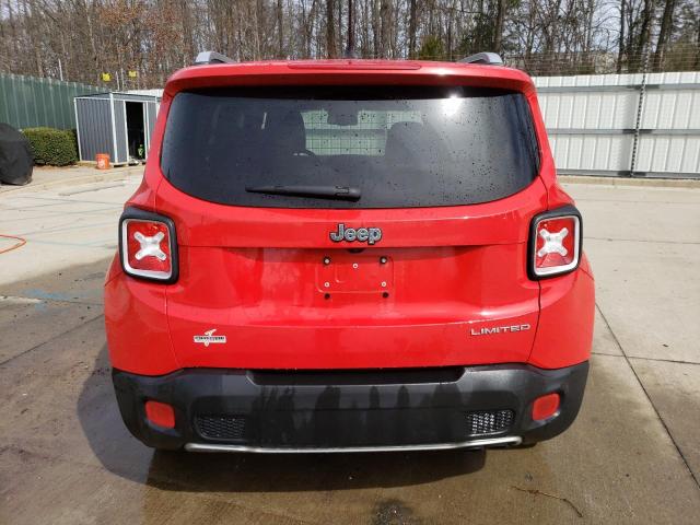 ZACCJADT8FPC32157 - 2015 JEEP RENEGADE LIMITED RED photo 6