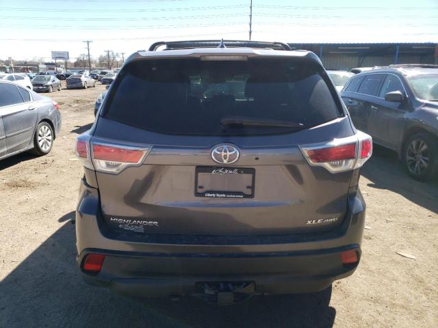 5TDJKRFH1GS333234 - 2016 TOYOTA HIGHLANDER XLE Boz foto 6