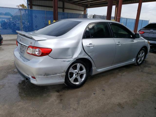 2T1BU4EE0BC675106 - 2011 TOYOTA COROLLA BASE SILVER photo 3