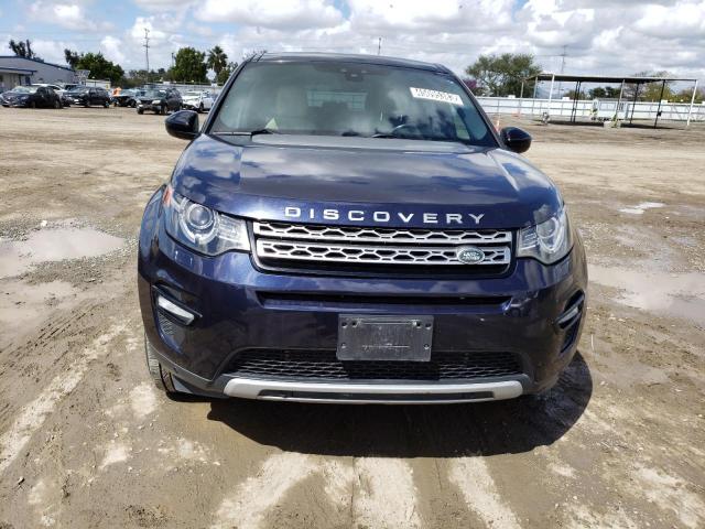 SALCR2BG7GH619515 - 2016 LAND ROVER DISCOVERY HSE BLUE photo 5