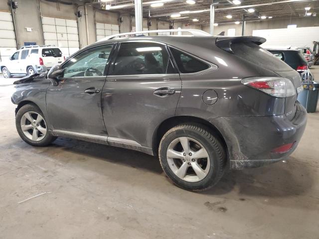 2T2BK1BA4AC013268 - 2010 LEXUS RX 350 CHARCOAL photo 2