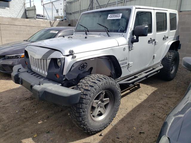 1J4BA3H17AL161427 - 2010 JEEP WRANGLER U SPORT SILVER photo 1