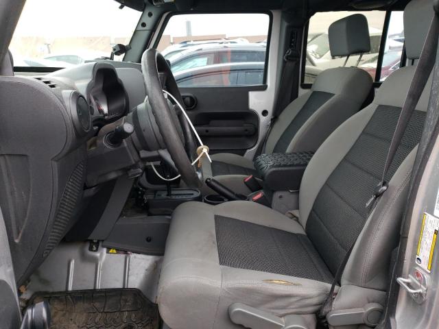 1J4BA3H17AL161427 - 2010 JEEP WRANGLER U SPORT ვერცხლისფერი ფოტო 7