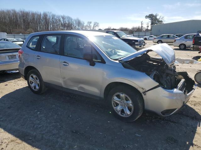 JF2SJAAC4EH423453 - 2014 SUBARU FORESTER 2.5I GRAY photo 4