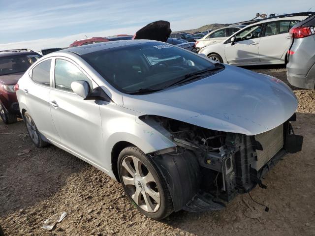 5NPDH4AE1CH133885 - 2012 HYUNDAI ELANTRA GLS SILVER photo 4