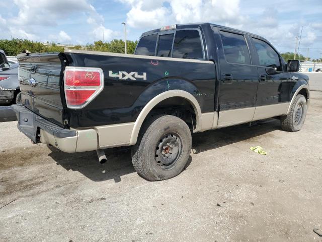 1FTPW14V09KC61090 - 2009 FORD F150 SUPERCREW BLACK photo 3