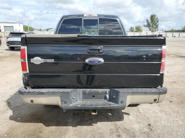 1FTPW14V09KC61090 - 2009 FORD F150 SUPERCREW BLACK photo 6